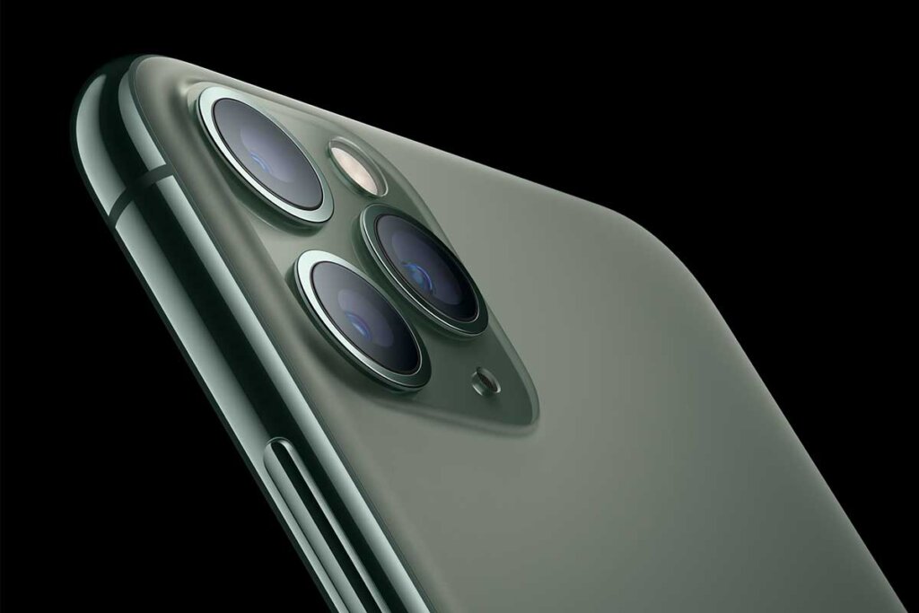 iphone 11 Pro achterkant van mat glas