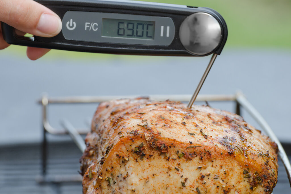 Grillthermometer met display